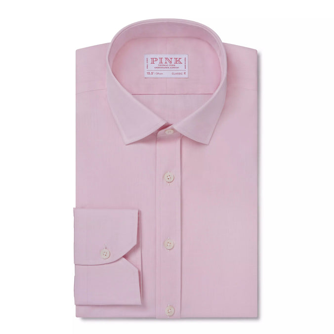 Pale Pink Classic Fit Ramses Poplin Formal Shirt