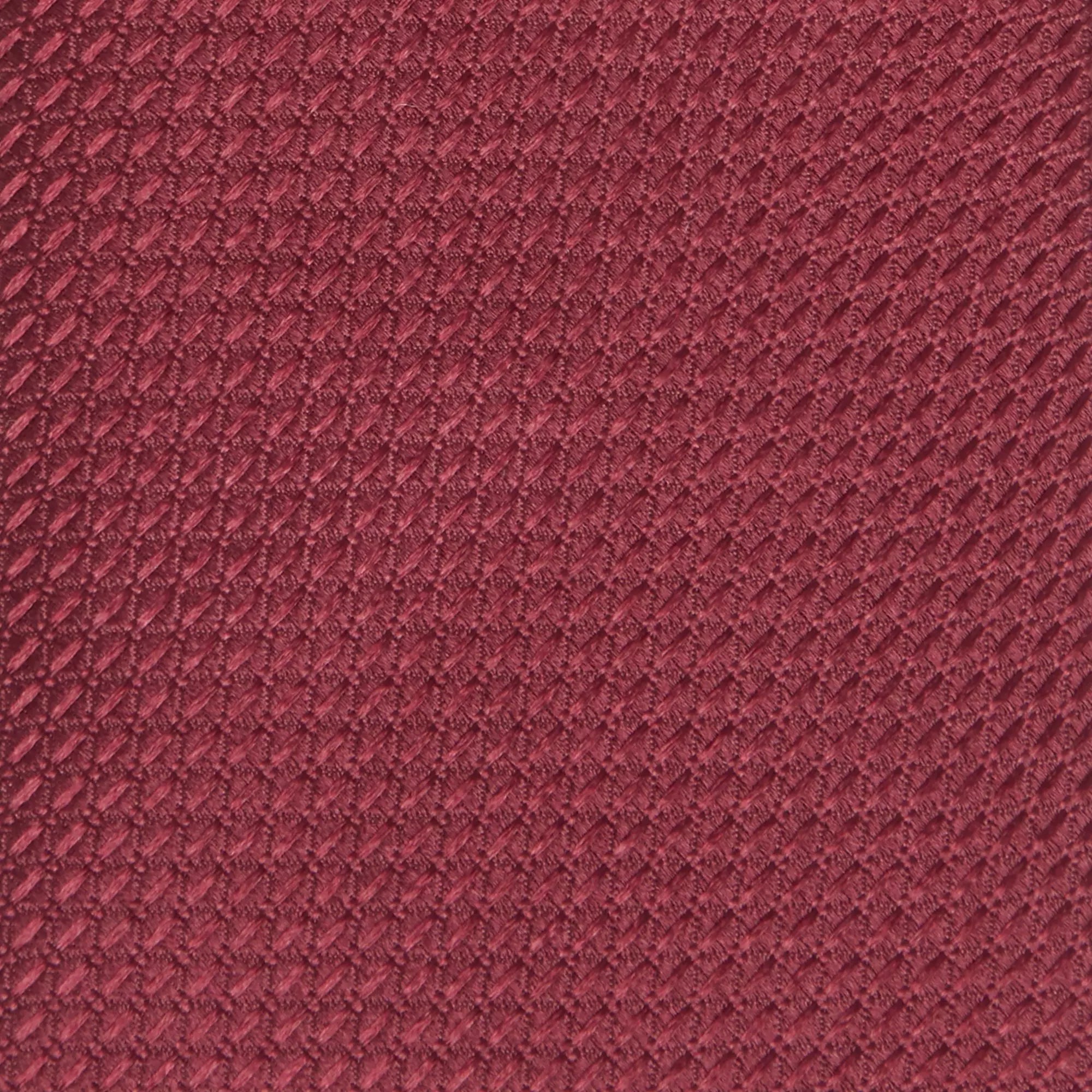 Burgundy Textured Plain Woven Silk Tie